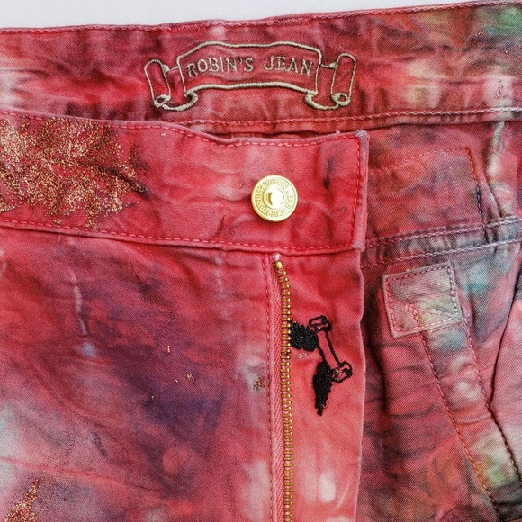 New Men's ROBIN'S JEAN sz 44 Racer Slim Moto Jeans - Picture 6 of 8